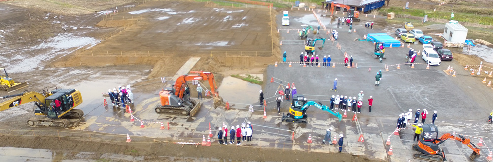 中学生を対象に工事現場体験会を開催しました